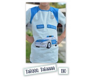 Stickdatei - Polizeiauto Fransenappli